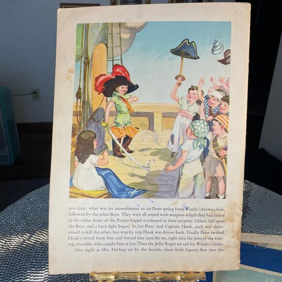 Vintage Soft Cover, The Peter Pan Story Picture Book 1934 - Picture 13 of 16